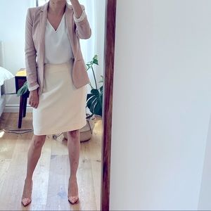 Vintage holt renfrew cream skirt size small